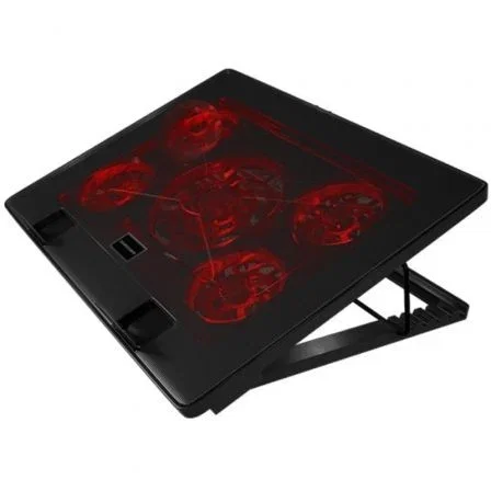 Mars Gaming Soporte Refrigerante MNBC2 para Portátiles hasta 17.3" con Iluminación LED Roja Mars Gaming Soporte Refrigerante MNBC2 para Portátiles hasta 17.3" con Iluminación LED Roja
